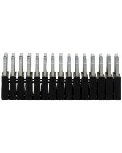 Arrow 591189BL Black T59 Insulated Staples for RG59 quad & RG6, 5/16" x 5/16", 300 pk