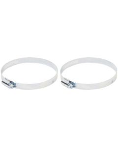 Deflecto MCX4 4" Worm Drive Clamps, 2 pk