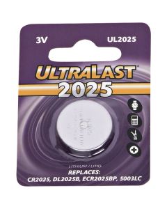Ultralast UL2025 UL2025 CR2025 Lithium Coin Cell Battery