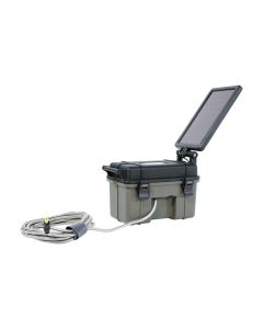 HME HME-12VBBSLR 12-Volt Battery Box with 2-Watt Solar Panel