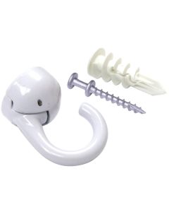Hangman EHO-W Indoor/Outdoor Elephant Ceiling Hook (White)