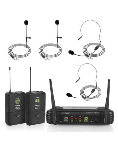 Pyle Pro PDWM3400 Premier Series Professional UHF Wireless Microphone System