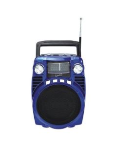 Supersonic SC-1390BT - BLUE Bluetooth 4 Band Radio (Blue)