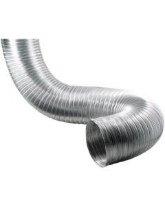 Deflecto A068/4 Semi-Rigid Flexible Aluminum Duct (6" dia x 8ft)