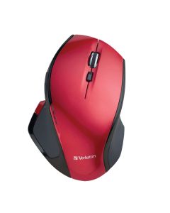 WRLS 8BUTN DLX MOUSE RED